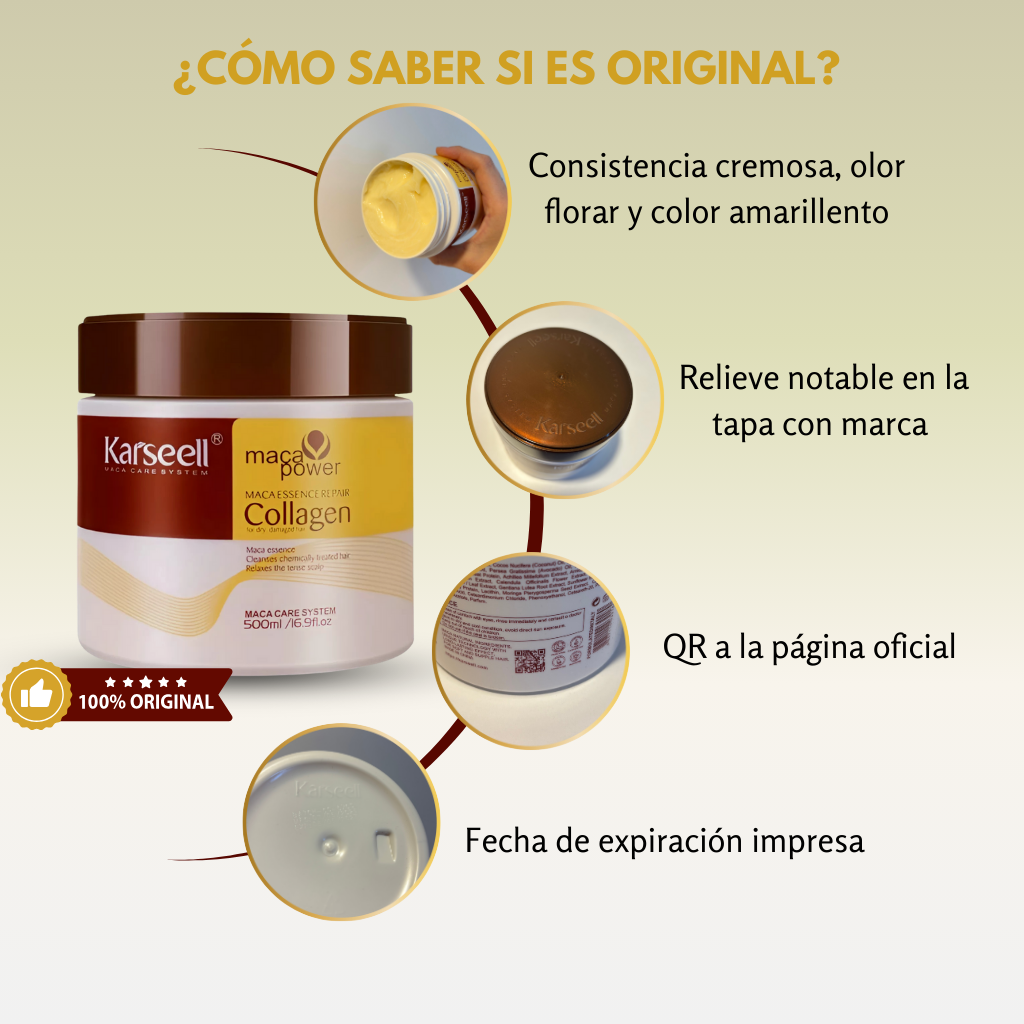 Cepillo Alisador 2-en-1 + Crema Reparadora Karseell - Original